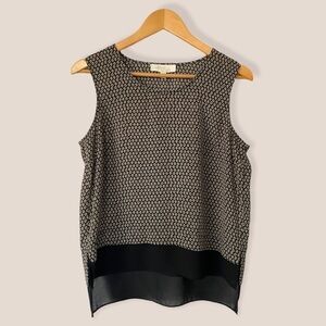 Olive & Oak Sleeveless Patterned Top